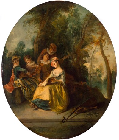 Concerto nel parco da Nicolas Lancret