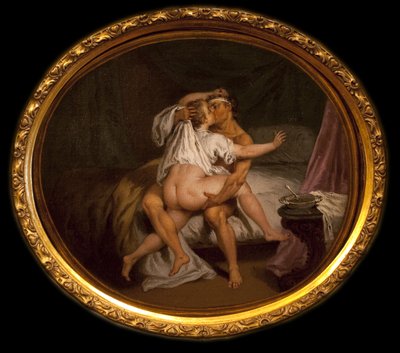 Scena galante in un liquore da Nicolas Lancret