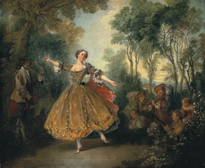 Miss Camargo che danza da Nicolas Lancret