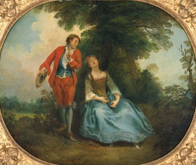 Pastorella dormiente, ca 1730 da Nicolas Lancret