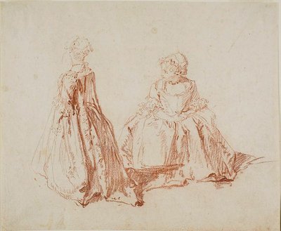 Studio di due bambine da Nicolas Lancret
