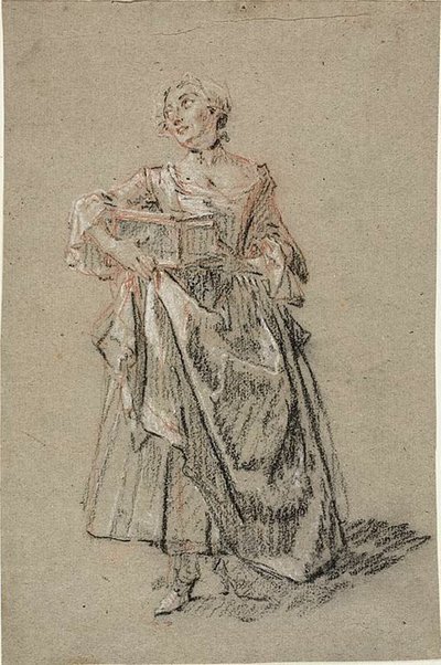 Studio di una donna da Nicolas Lancret