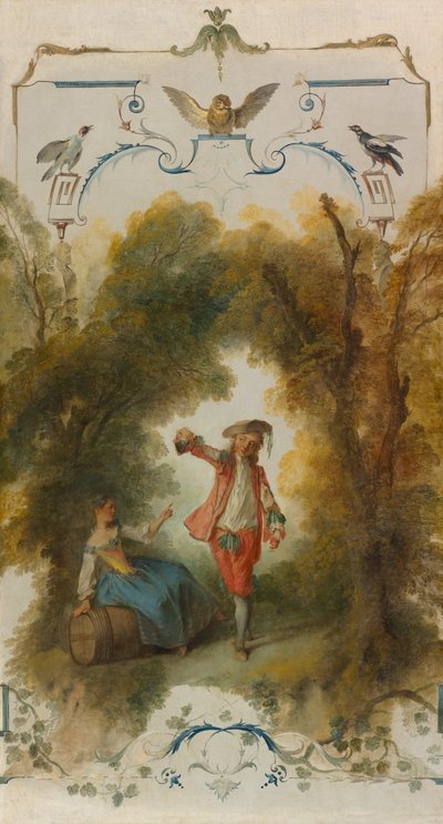 Il vigneto, c. 1723-1727 da Nicolas Lancret