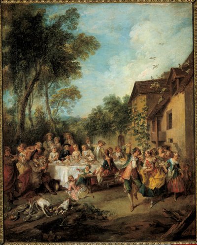 La luna di miele da Nicolas Lancret