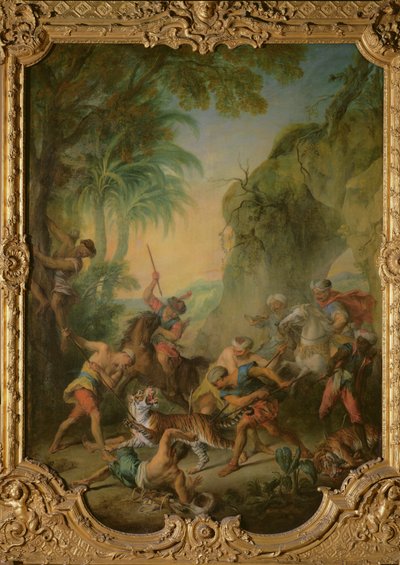 Caccia alla tigre, 1736 da Nicolas Lancret