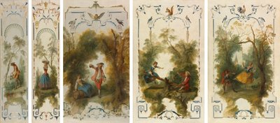 Pannelli murali: Il giardiniere, Orticoltura, Il vigneto, L