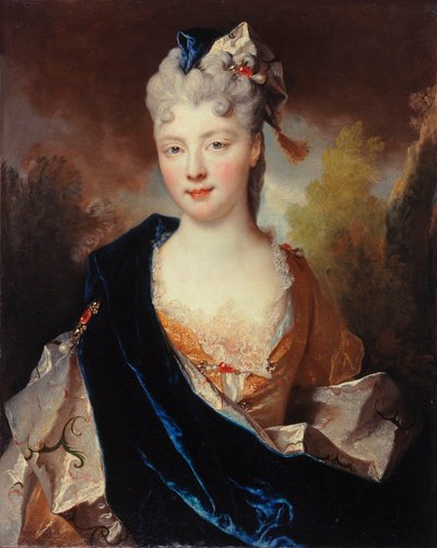 Ritratto di Marie Anne de Bourbon-Condé, Duchessa di Vendôme da Nicolas Largillière de