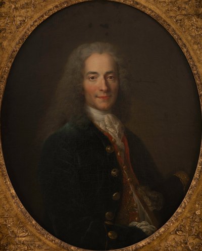 Ritratto di Voltaire 1694-1778 nel 1718 da Nicolas Largillière de