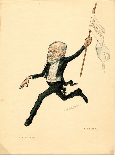 Ritratto di Marius Petipa, ballerino e coreografo francese da Nicolas Legat