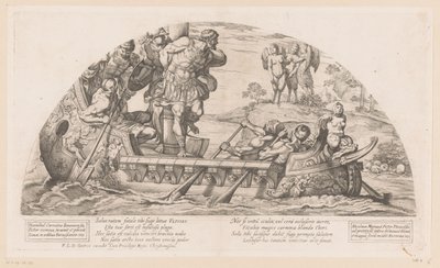 Ulisse sfida i canti delle Sirene da Nicolas Mignard