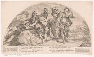 Perseo decapita Medusa da Nicolas Mignard