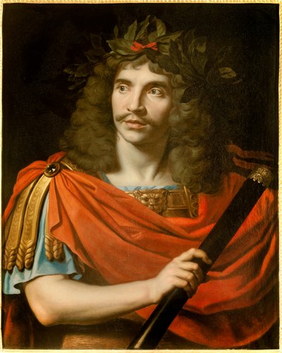 Ritratto del commediografo e drammaturgo francese Molière da Nicolas Mignard