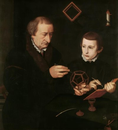 Johannes Neudörfer con suo figlio da Nicolas Neufchatel