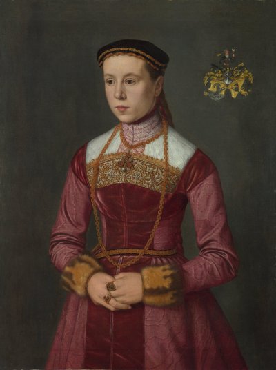 Ritratto di una giovane donna, ca 1561 da Nicolas Neufchatel