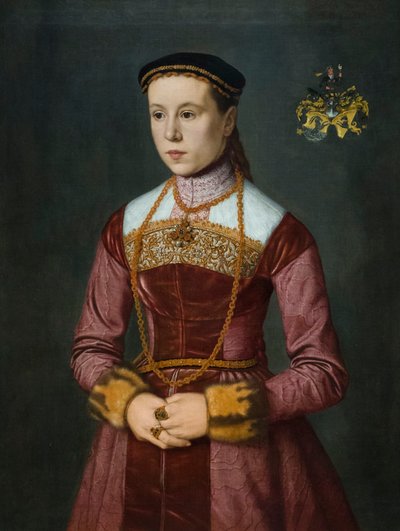 Susanna Stefan, moglie di Wolfgang Furter, primi anni 1560 da Nicolas Neufchatel