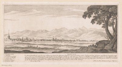 Veduta di Grenoble da Nicolas Perelle