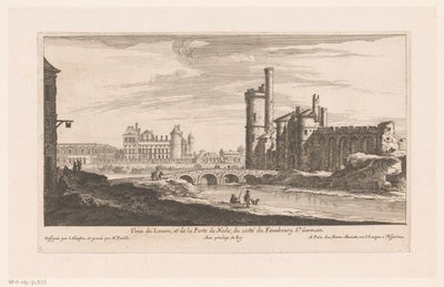 Veduta del Louvre da Nicolas Perelle