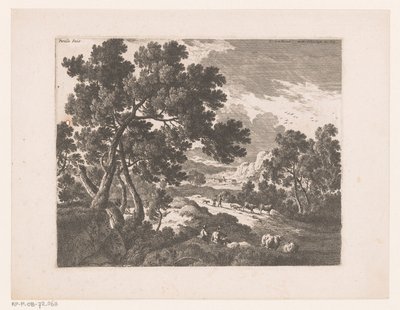 Paesaggio con pastori da Nicolas Perelle