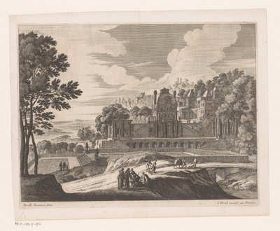 Paesaggio con castello da Nicolas Perelle
