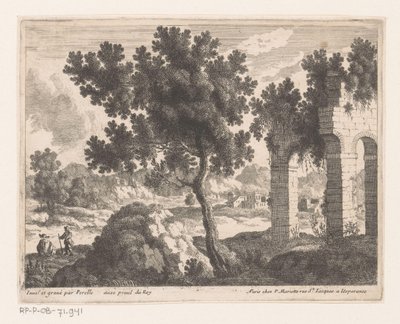 Paesaggio con rovine con archi da Nicolas Perelle