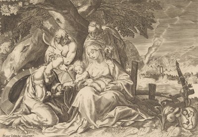 Il fidanzamento di Santa Caterina da Nicolas Perrey