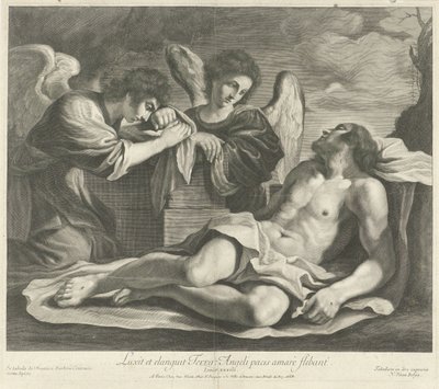 Compianto di Cristo da parte degli angeli da Nicolas Pitau (I)