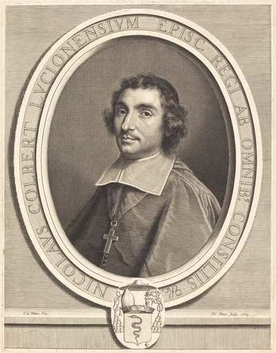 Nicolas Colbert da Nicolas Pitau I after Claude Lefebvre