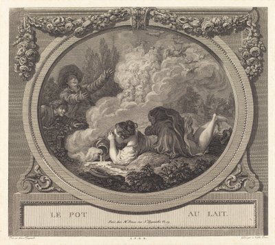 La pentola del latte da Nicolas Ponce after Jean Honoré Fragonard