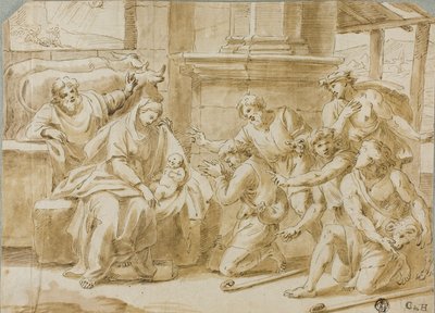 Adorazione dei pastori da Nicolas Poussin
