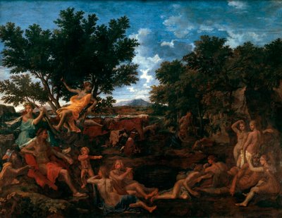 Apollo, amante di Dafne da Nicolas Poussin