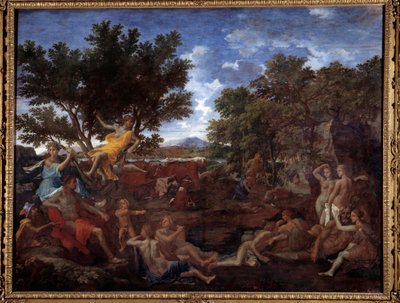 Apollo innamorato di Dafne da Nicolas Poussin