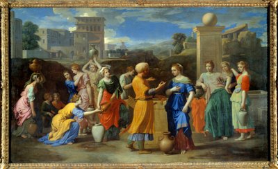 Eliezer e Rebecca da Nicolas Poussin