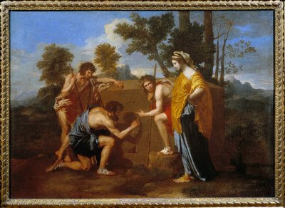 Et in Arcadia ego o I pastori di Arcadia da Nicolas Poussin