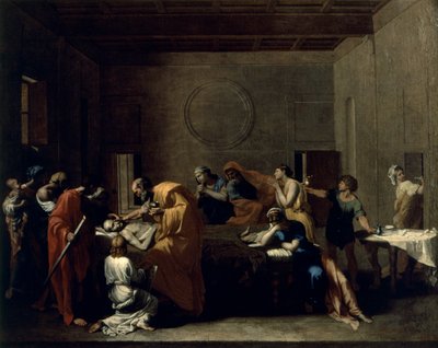 Estrema Unzione, c.1638-40 da Nicolas Poussin