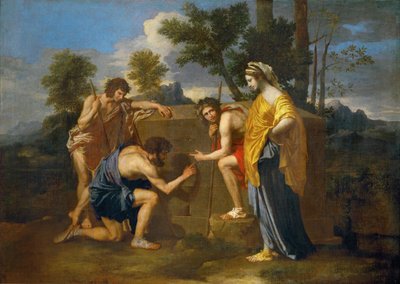 Pastori in Arcadia (Et in Arcadia ego) da Nicolas Poussin