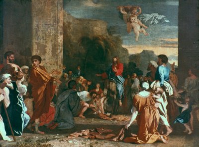 Gesù entra a Gerusalemme, c1630 da Nicolas Poussin