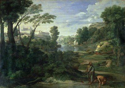 Paesaggio con Diogene da Nicolas Poussin
