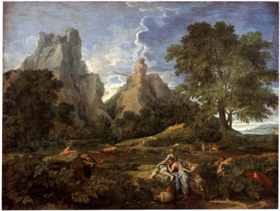 Paesaggio con Polifemo da Nicolas Poussin