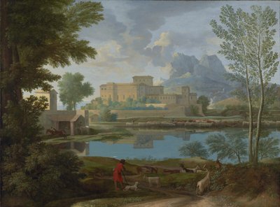 Paesaggio con calma (Un Tem[p]s calme et serein) da Nicolas Poussin