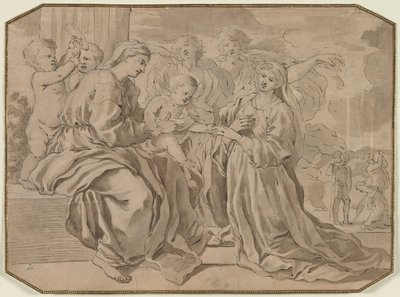 Matrimonio mistico di Santa Caterina da Nicolas Poussin