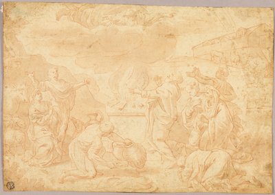 Il sacrificio di Noè da Nicolas Poussin