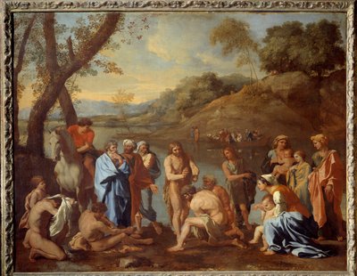 San Giovanni battezza il popolo da Nicolas Poussin