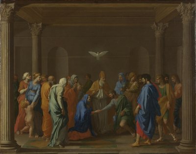 I sette sacramenti: Matrimonio, ca 1637-1640 da Nicolas Poussin