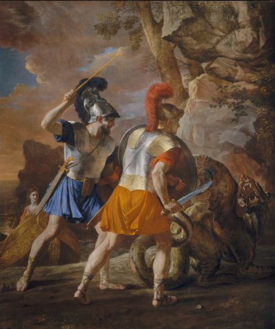 I compagni di Rinaldo, c.1633 da Nicolas Poussin
