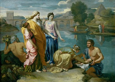 Il ritrovamento di Mosè da Nicolas Poussin