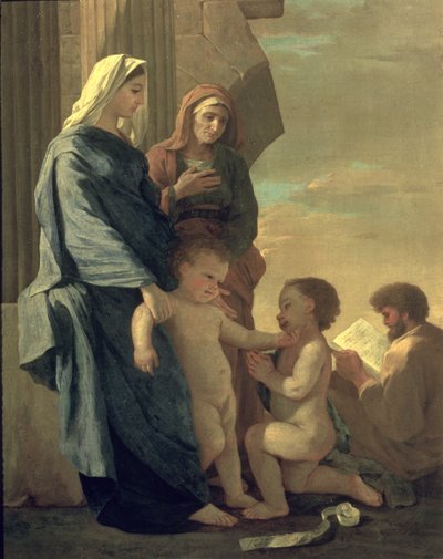 La Sacra Famiglia da Nicolas Poussin