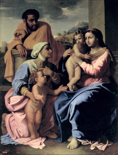 La Sacra Famiglia con Sant