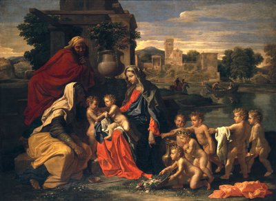 La Sacra Famiglia con il Bambino San Giovanni Battista e Sant