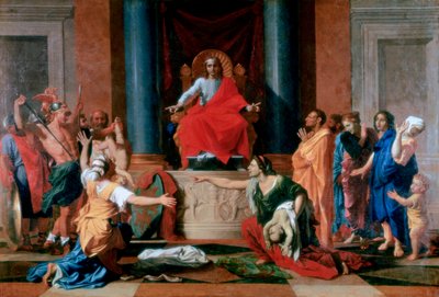 Il giudizio di Salomone, 1649 da Nicolas Poussin