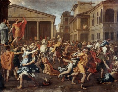 Il ratto delle Sabine da Nicolas Poussin